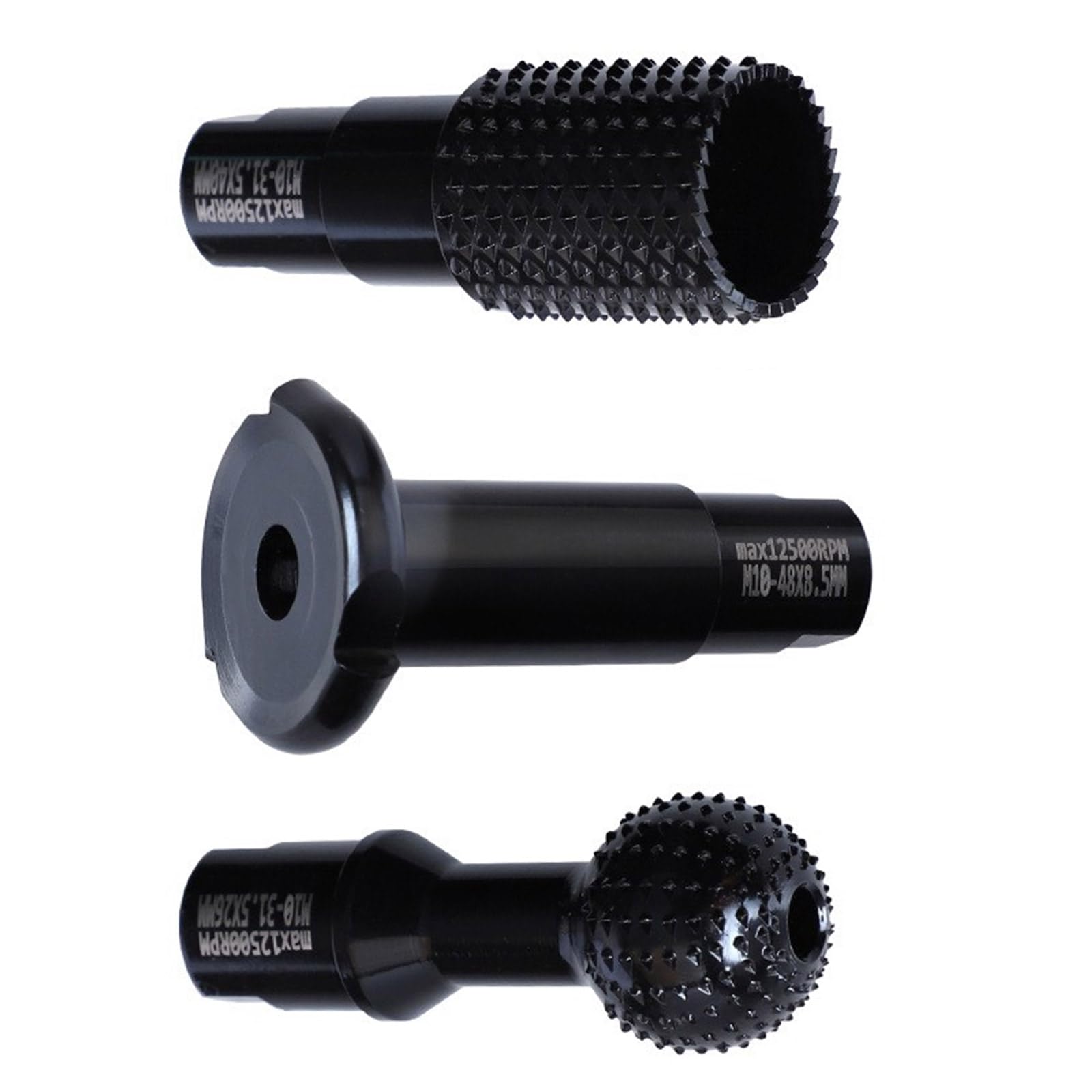 3 piezas carpintería lima giratoria tallado metal lima de escofina rotativa broca carpintería herramienta de corte lima giratoria carpintería taller