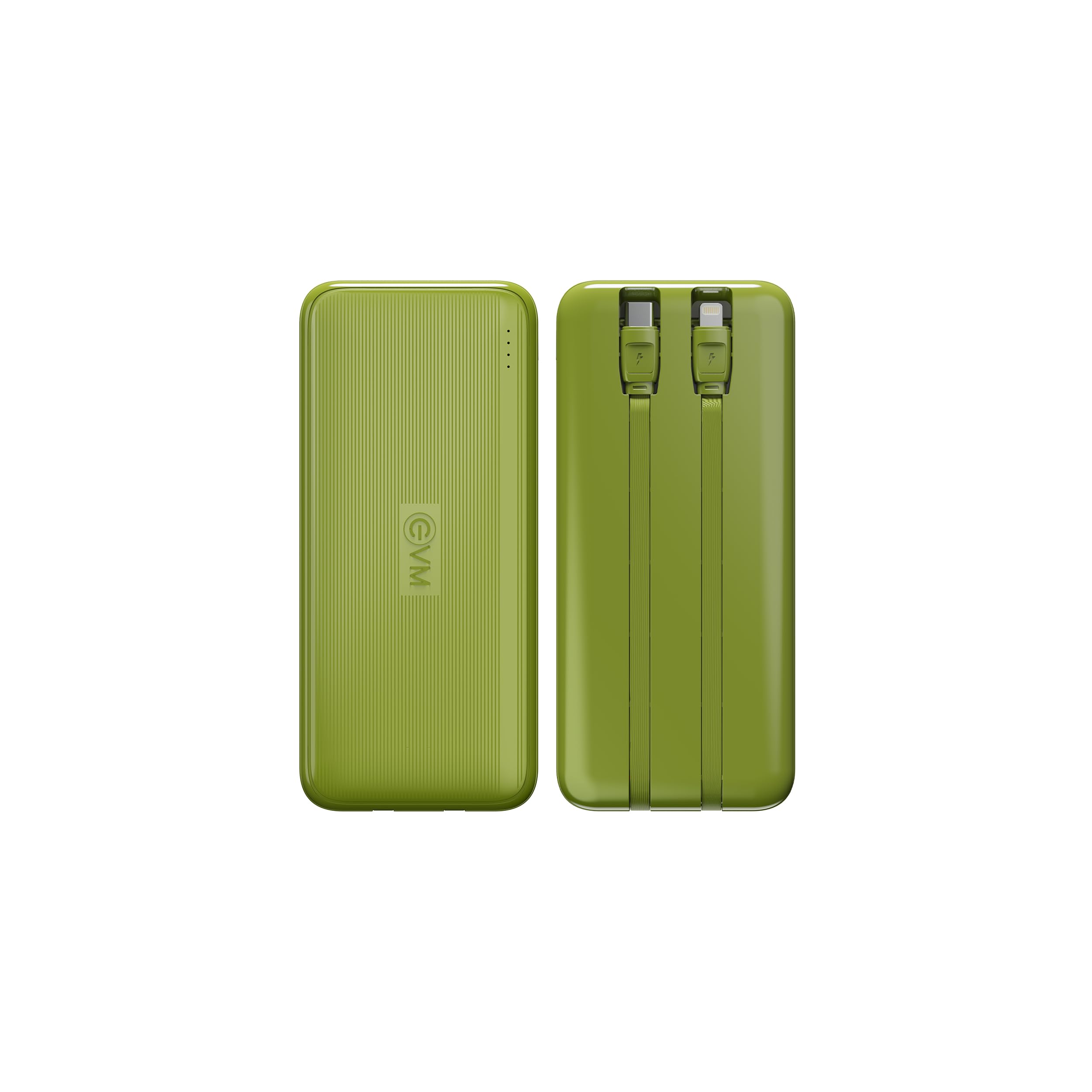 EVM EnConnect 10000mAh Power Bank| 22.5 W Fast Charging | Built-in Type-C & Compact Portable Charger with USB & Type-C Output | for iPhone Android, Pocket Size | 2 Year Warranty(EVM-P0501-Olive Green)-image-30