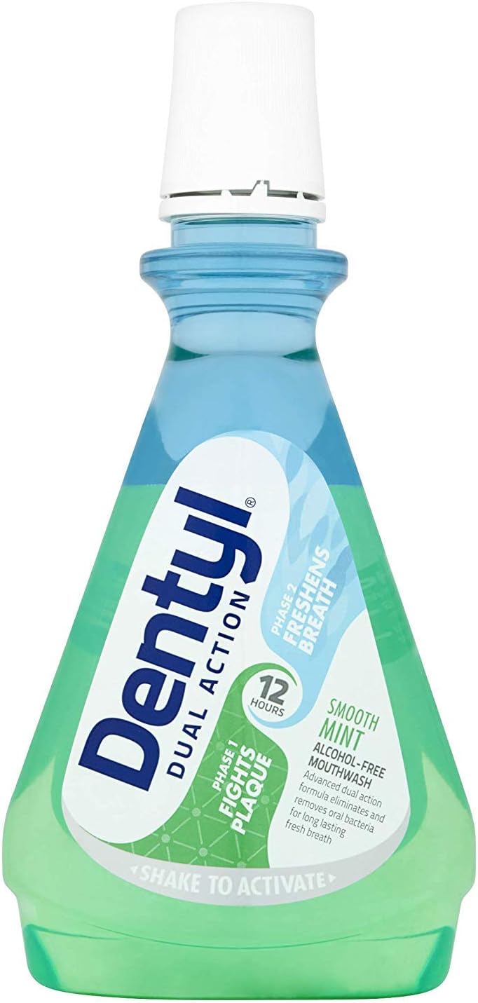 Three Packs of Dentyl pH Smooth Mint Mouthwash x 500ml