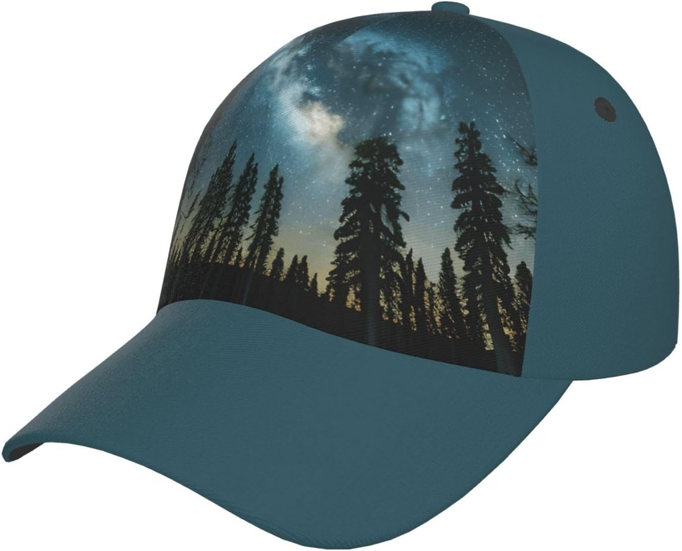 This Print Baseball Cap is a Unisex Personalized Gift, for Daily use Outdoor Activities Black