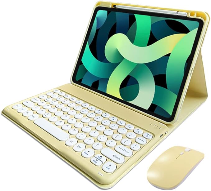 iPad Mini 6th Generation Keyboard Case with Mouse, Detachable Bluetooth