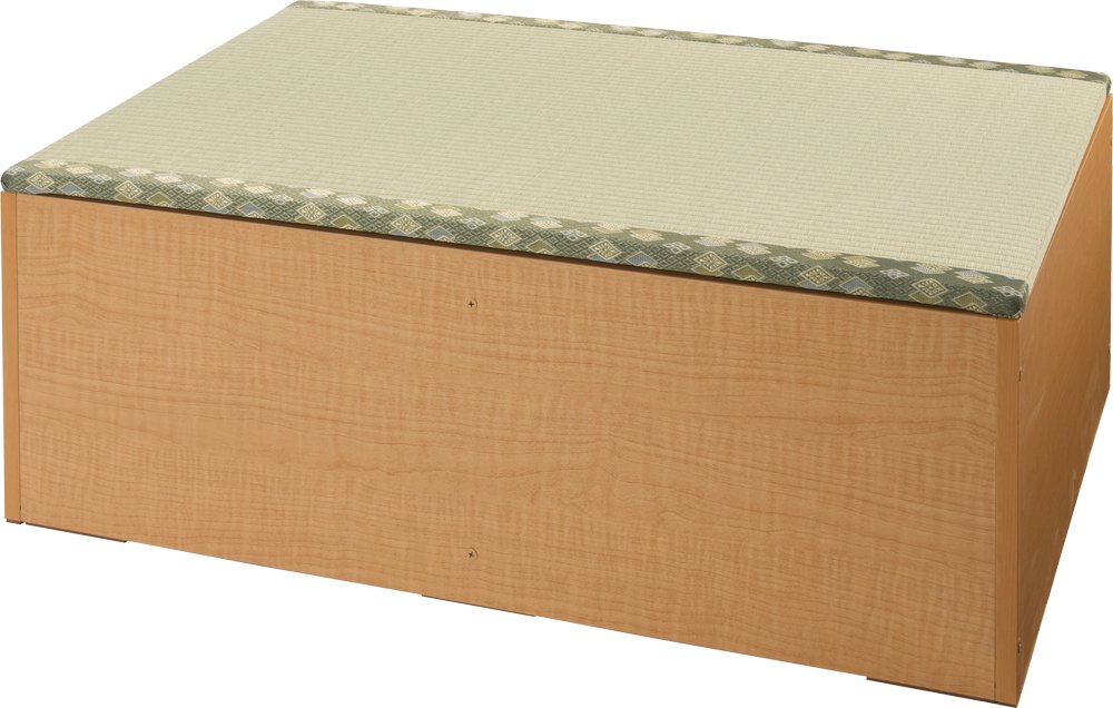 Amazon.co.jp: 日本製 畳ユニット ロータイプ W90xD60xH31.5cm
