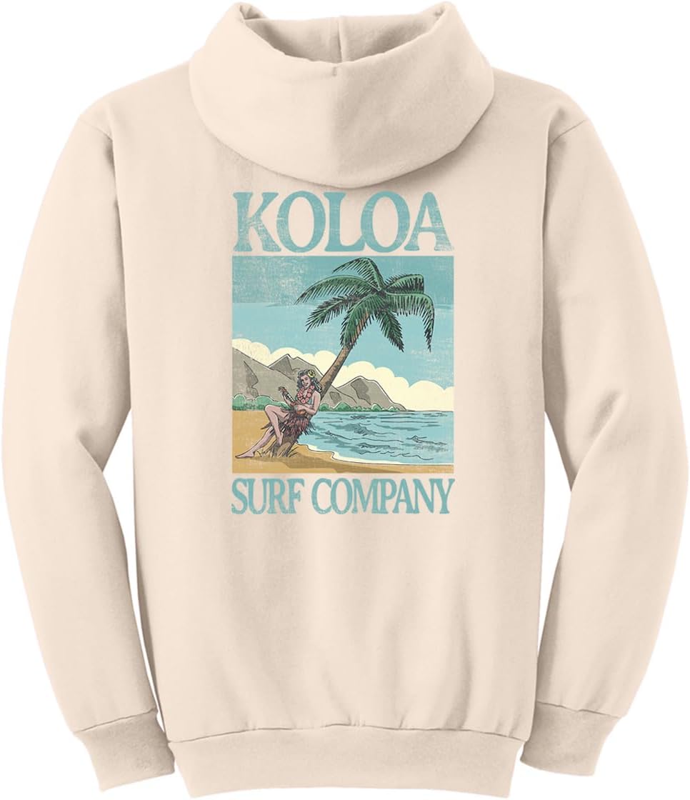 Koloa Surf Mens Graphic Print Pullover Hoodie Collection