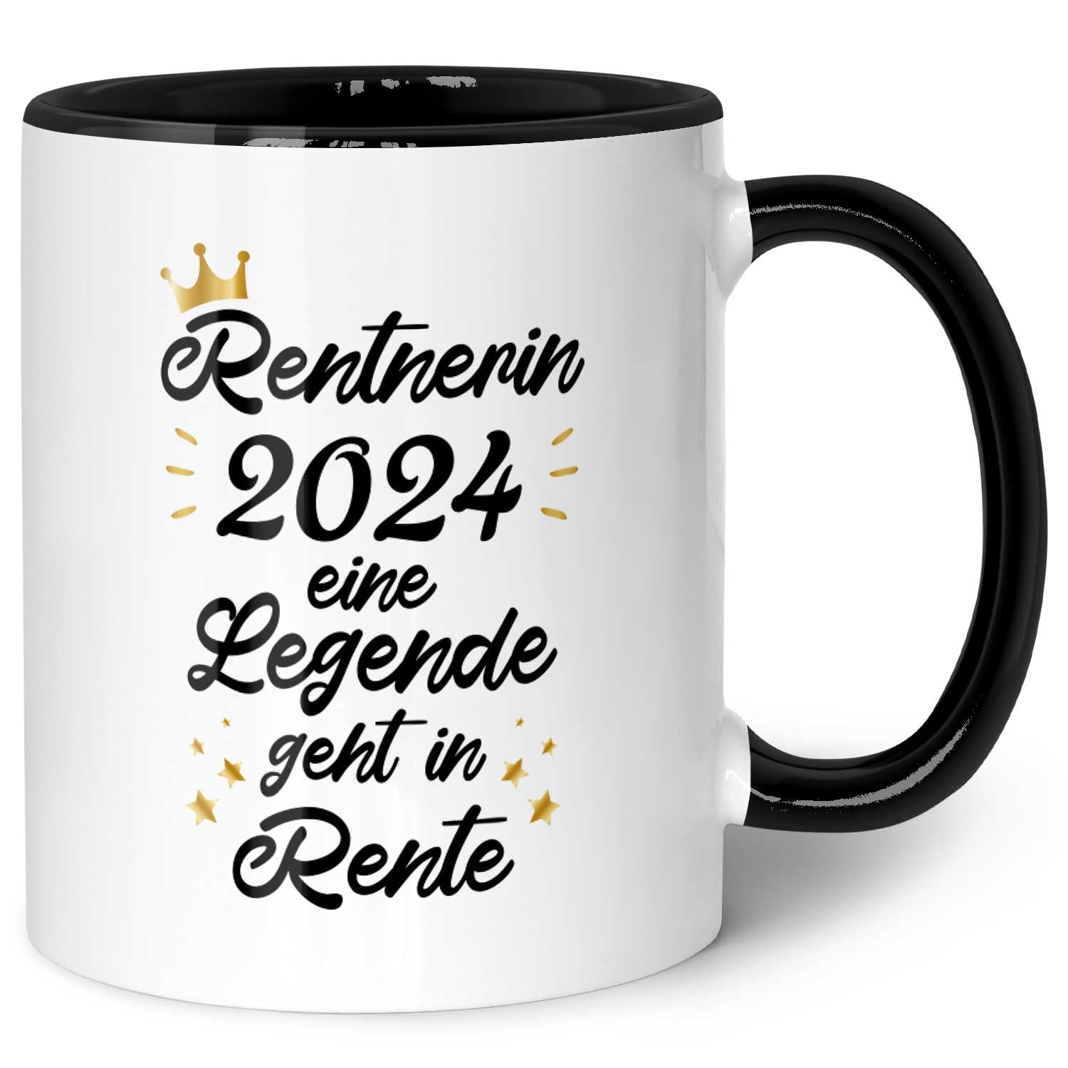 Tazza regalo divertente, con scritta in lingua tedesca Du bist so schwer zu beschenken niedes Pepecora e simpatica idea regalo (bianco/nero