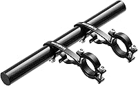 Vista 1 de ROCKBROS Extensor de manillar de bicicleta, soporte doble para manillar de bicicleta, extensión de manillar de bicicleta, ligero y duradero