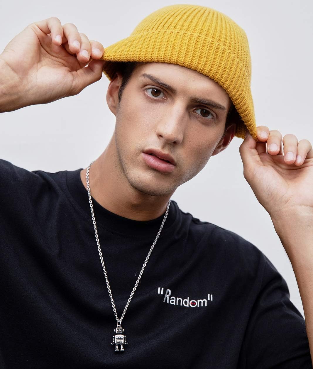 MaxNova Knit Cuff Short Fisherman Beanie for Men Women Warm Hats - Image 4