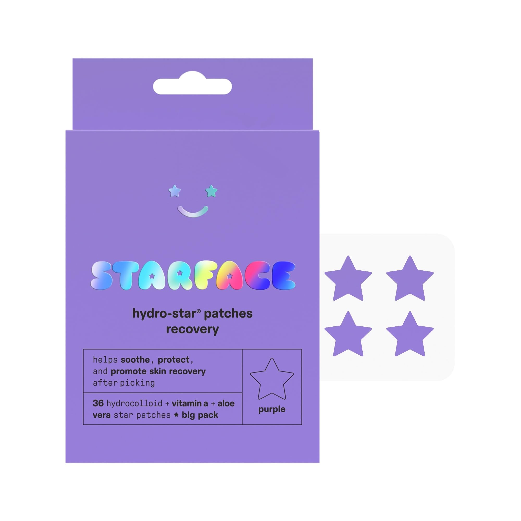 Starface Hydro-Star Blue Hydrocolloid Star Patch