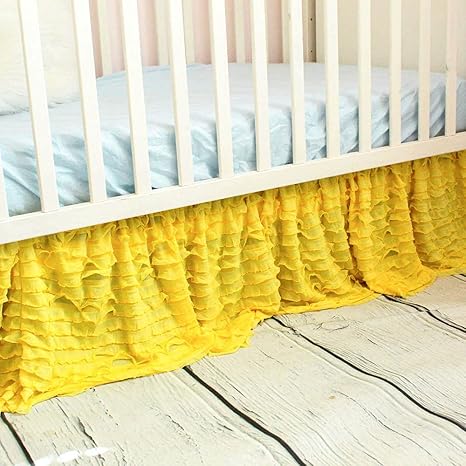 yellow nursery bedding