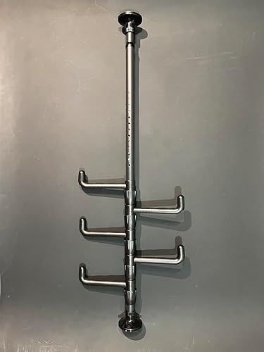 【在庫セール】KELIXU 突っ張り ハンガーラック 2段 横82～123cm× Amazon｜KELIXU 突っ張り ハンガーラック 2段 横82～123cm×縦50～310cm