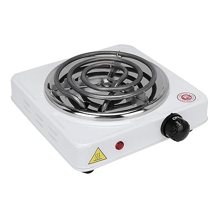 Light Weight 1000W Household Heater, Electric Stove, Mini Heating Plate, Alloy Material for Coffee Office Home Cooking(European Standard 220-240V)