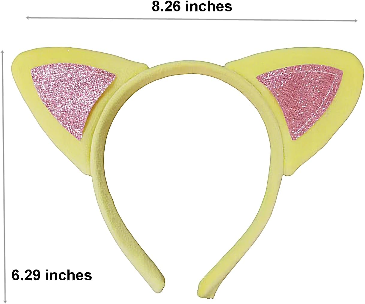 4-Piece Cat Ears Headband Cute & Soft Animal Costume Halloween Christmas Party Accessories