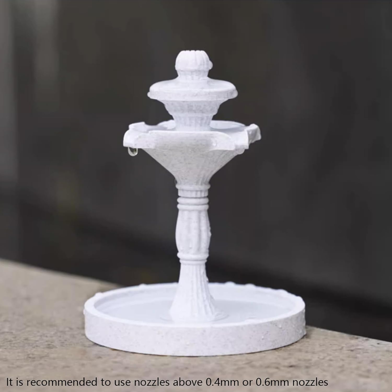 PLA Filament 1.75mm, Marble PLA 3D Printer Filament 1kg Spool (2.2lbs), Rock Texture Imitating Polylactic Acid Materials