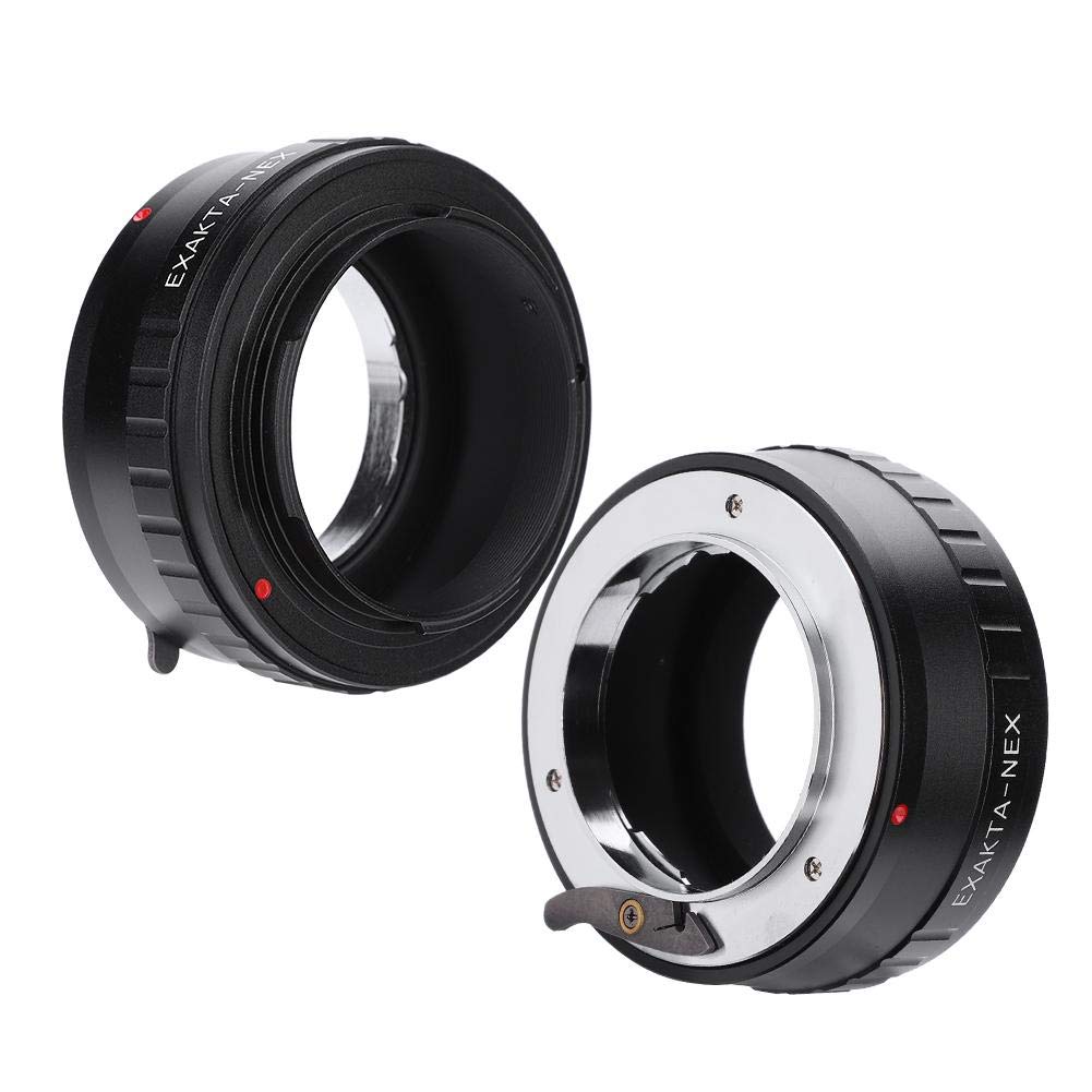Mugast Adattatore per Adattatore per Obiettivo EXA-NEX Anello Adattatore per Messa a Fuoco Manuale Compatibile per obiettivi Exakta e E per Fotocamere mirrorless.