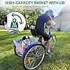 YITAHOME 7 Speed Adult Tricycle, 26 Inch 3 Wheel Bikes, Trike Bike for Adults with Removable Baskets, Cruiser Bike for Seniors Women Men Shopping Picnic Outdoor Sports, Blue #3