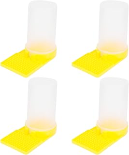 4Pcs Bee Water Feeder, Beehive Sugar Water Dispenser, Beehive Entrance Nectar Feeder, Beekeeping Supplies for Professional Beekeepers