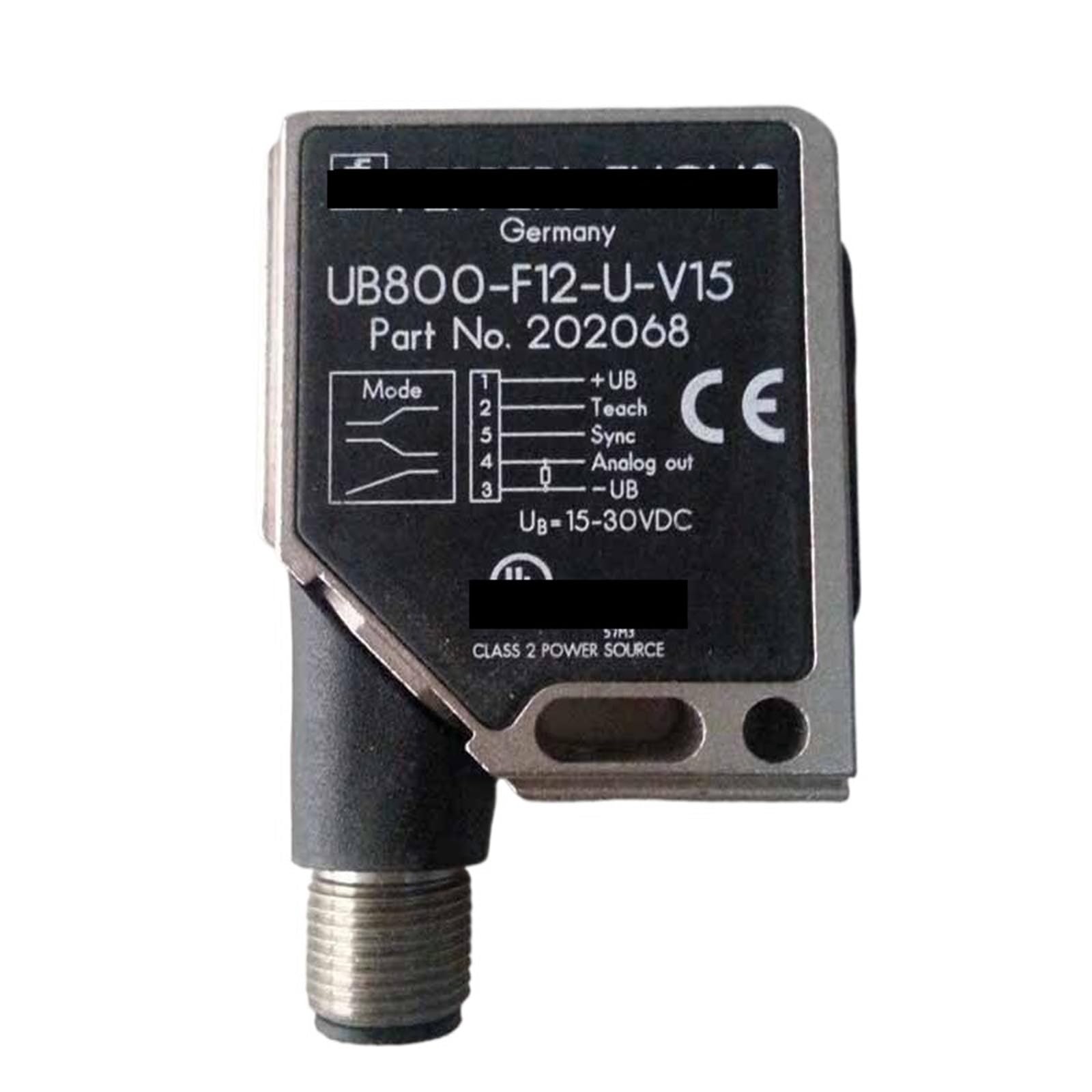 Capteur photoélectrique UB800-F12-U-V15 avec détection haute précision 202068