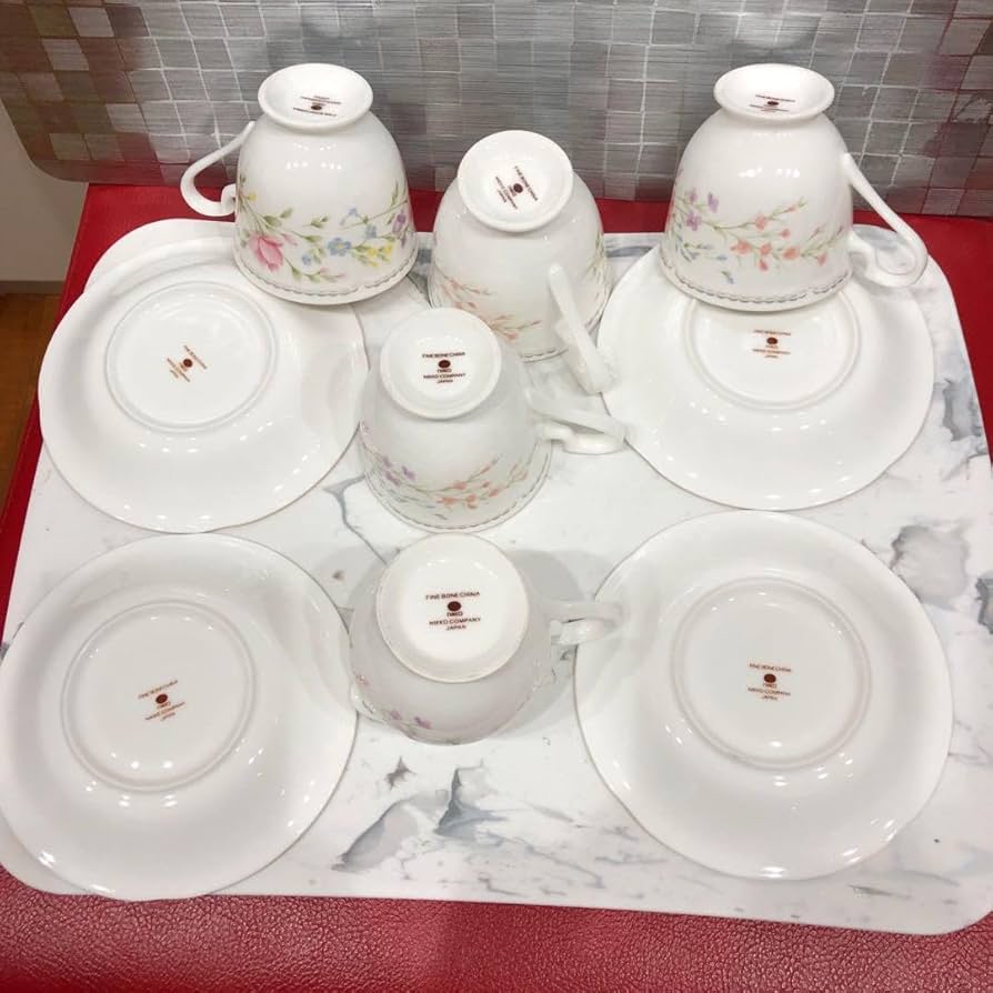 NIKKO ファインボーンチャイナ ティーカップセット 6個