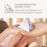 Philips Lumea 8000 Series IPL Hair Removal Device - Laser Hair Removal Alternative, SenseIQ Technology, 4 Attachments for Body, Face, Bikini and Underarms, Satin Compact Pen Trimmer, Model BRI949/00 - 2