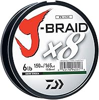 Vista 17 de Daiwa J-Braid Línea trenzada redonda tejida de 8 filamentos, 150 m