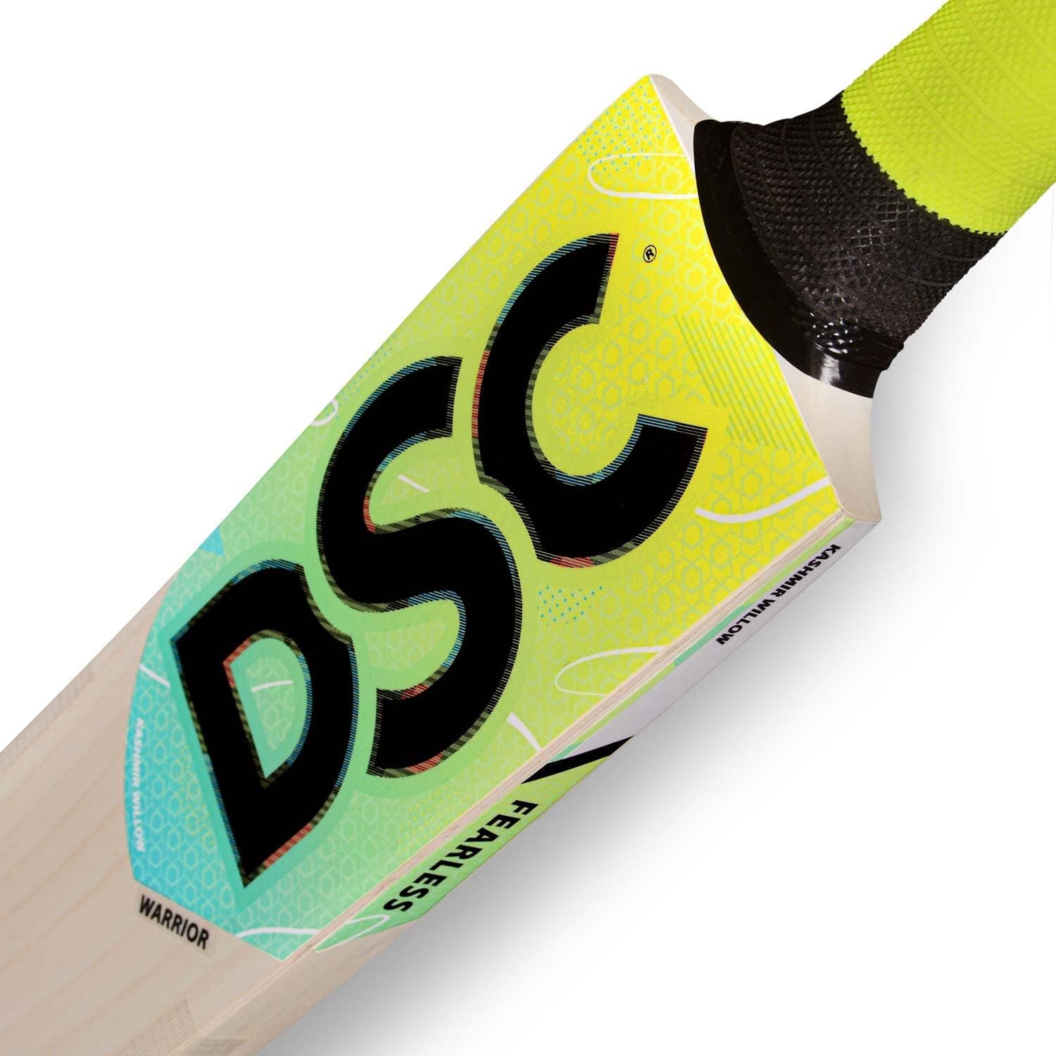 DSC Wildfire Warrior Cricketschläger für Herren und Jungen, Material: KW-Holz, leicht, inklusive Abdeckung, spielfertig, für fortgeschrittene Spieler, ideal für Tennisbälle
