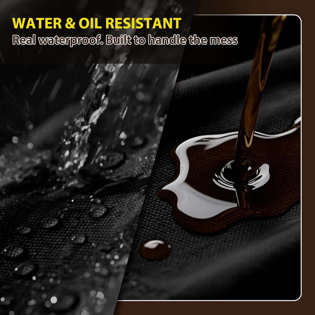 ROTANET Woodworking Apron for Men, Canvas Work Aprons Waterproof Heavy Duty Tool Pockets for Shop Carpenter Woodworkers Gifts - Image 2