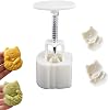 Mooncake Stamps, Plastic Moon Cake Molds 50g Lucky Cat Shape, 3 Pieces