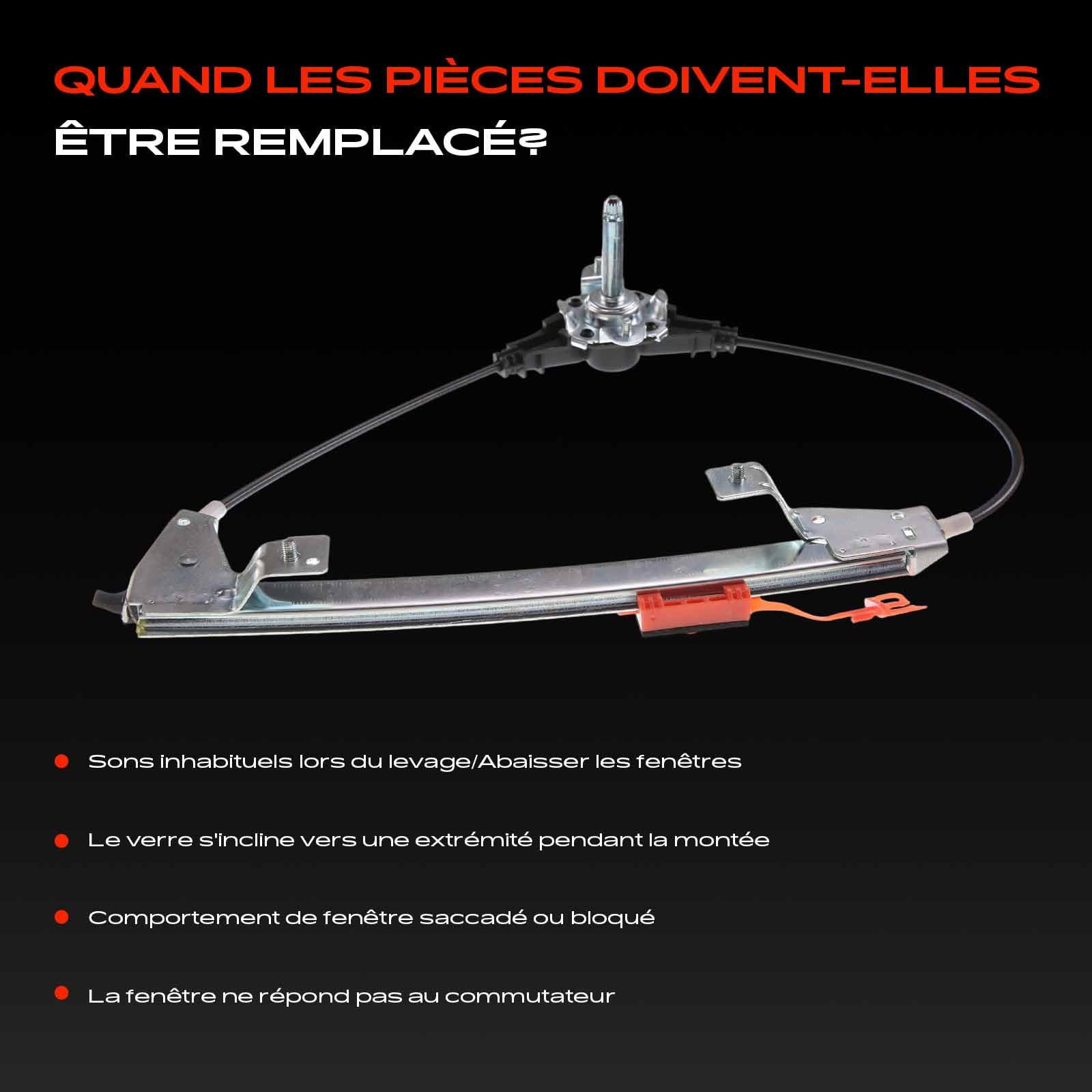 Frankberg Lève-vitre Arrière Gauche Compatible avec Punto Evo 199 Grande Punto 199 Punto 199 Grande Punto Punto Hayon Remplacer# 51723324