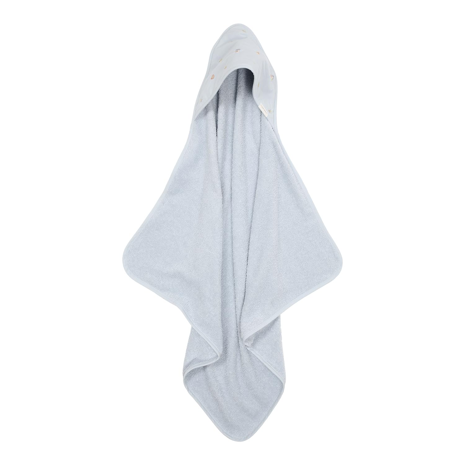 Little Dutch Blue Embroidered Hooded Towel - Forest Friends