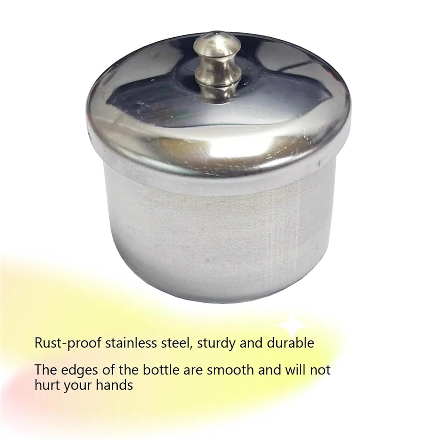Manicure Stainless Steel Cup Set 2 Set Stainless Steel Nail Art Tray, Liquid Container Set With Cups And Lids, Manicure Sterilizer Tools