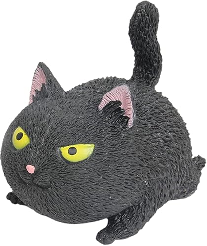 Pelota con forma de gato, bolas de tensión y estiramiento, juguetes antiestrés para aliviar el estrés, juguetes sensoriales para niños y adultos