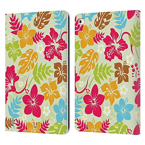 Housse iPad 9.7 2017 2018 fleurs hawaïennes pour travailler et lire confortablement au salon