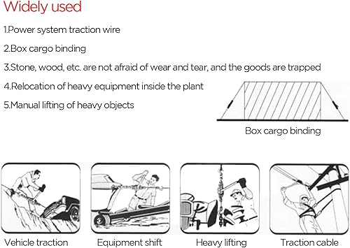 Miniatura 9 de 1 Ton Heavy Duty 2 Hook Cable de acero de doble engranaje trinquete de potencia viene a lo largo de la herramienta extractor,Extractor de cable de