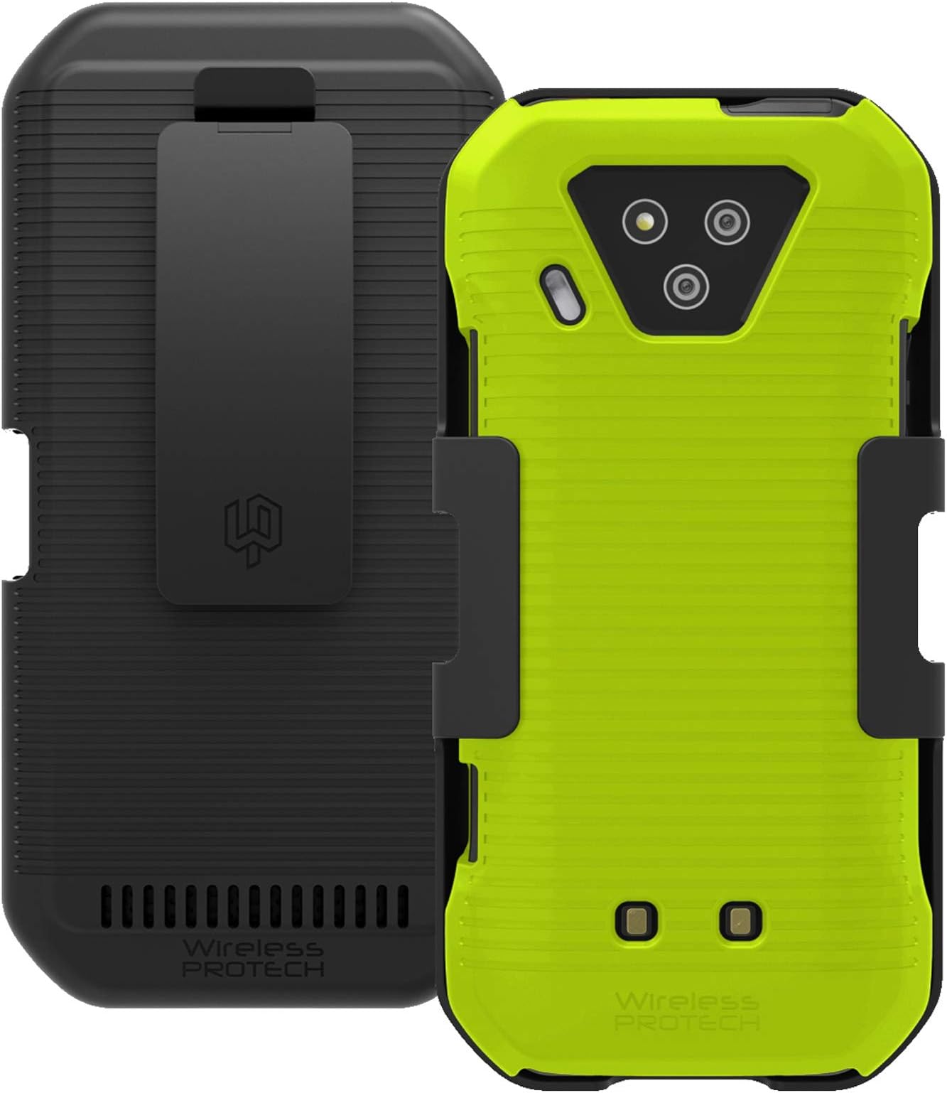 Coque NZND Pour Kyocera DuraForce Ultra 5G UW (E7110 Verizon) - Noire, Verre Trempé