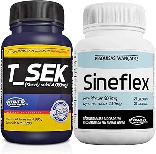 1 frasco de Sineflex + 1 frasco de T-Sek - Power Supplements