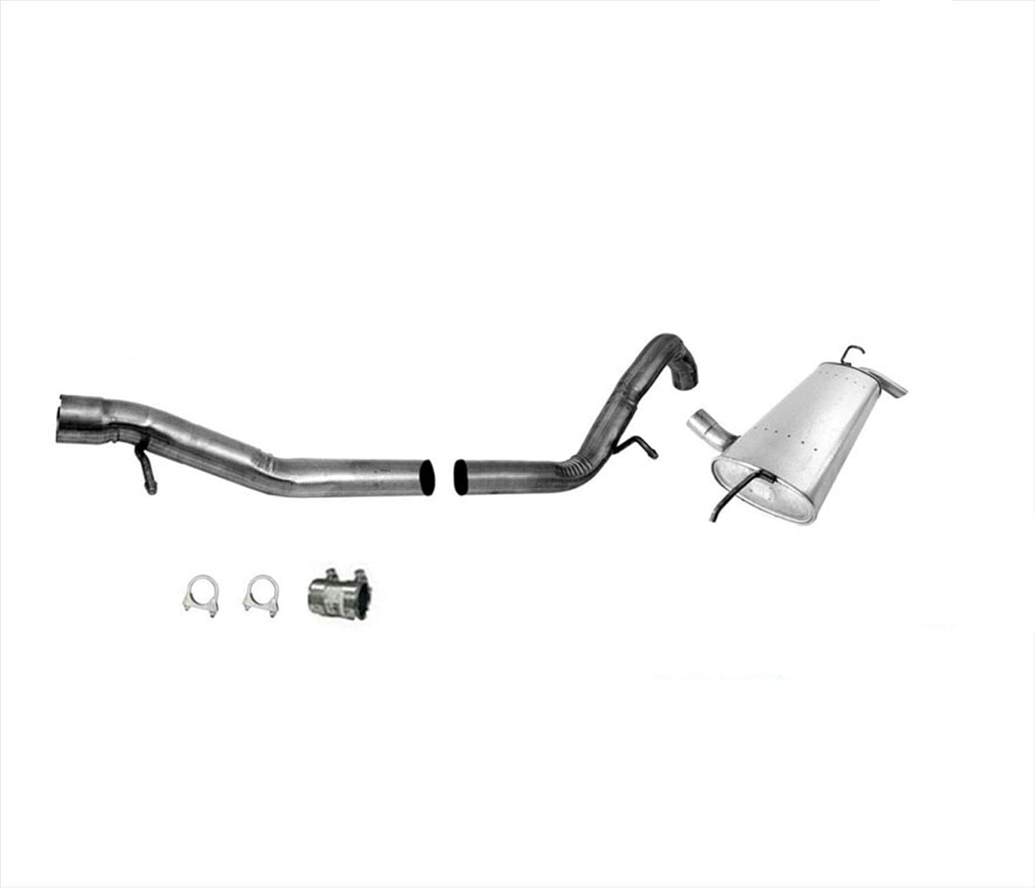 Replacement Parts For 2007 2008 2009 2010 2011 Jeep Wrangler 3.8L 4 Door Extension Pipe Muffler Exhaust System