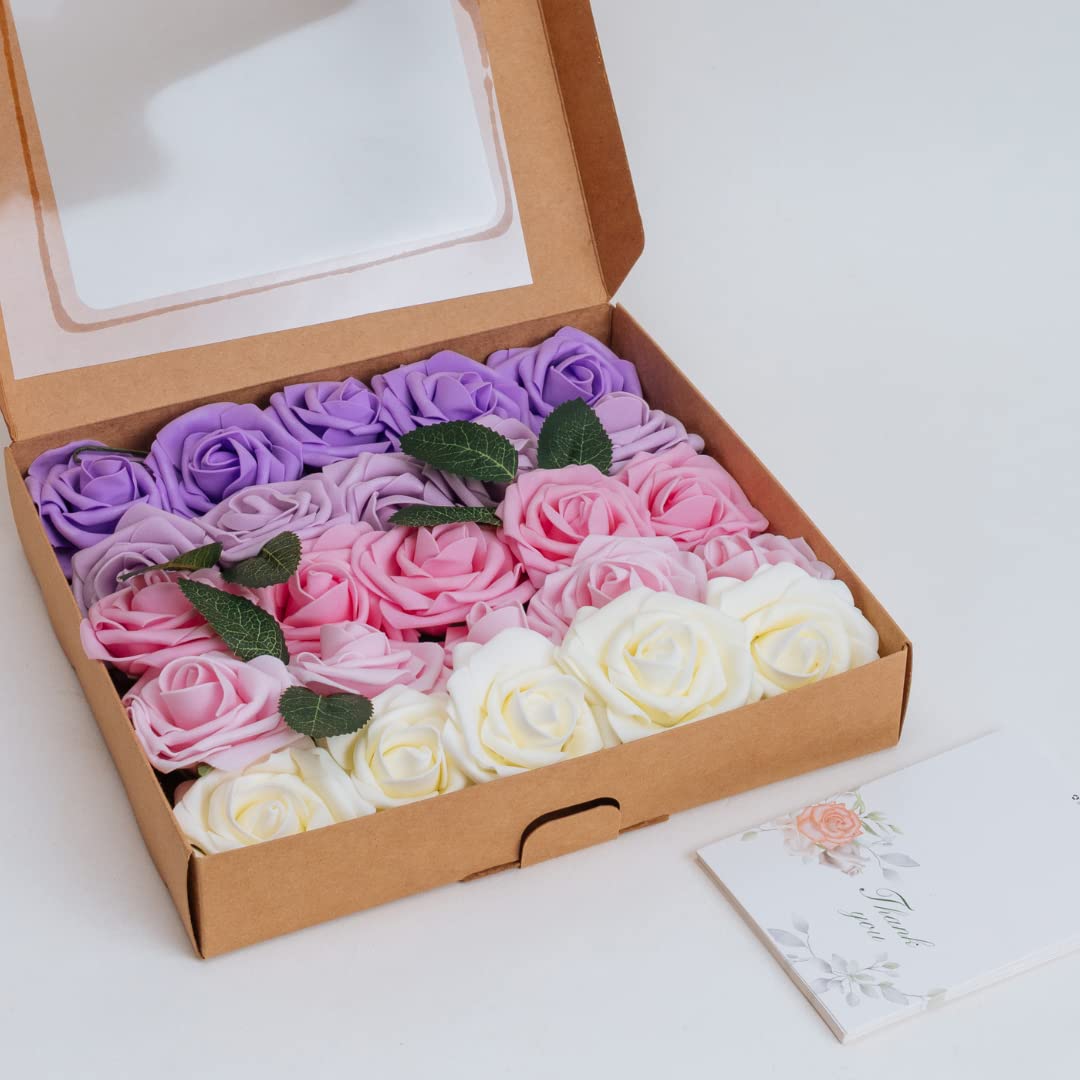 Fiori artificiali di rosa in schiuma PE, bouquet da sposa