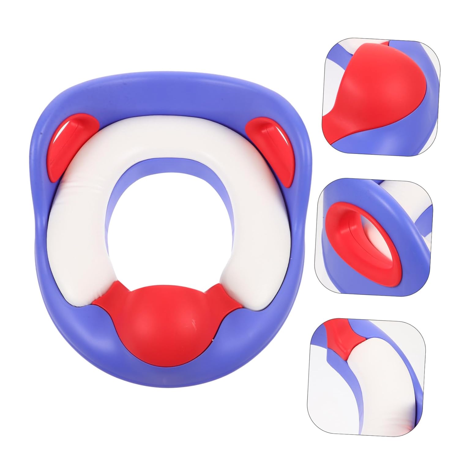 Portable Toilet Seat with Soft PVC Cushion Lightweight Potty Ring for Safe Sitting and Easy Cleaning Travel-Friendly Training Toilet Seat for Boys