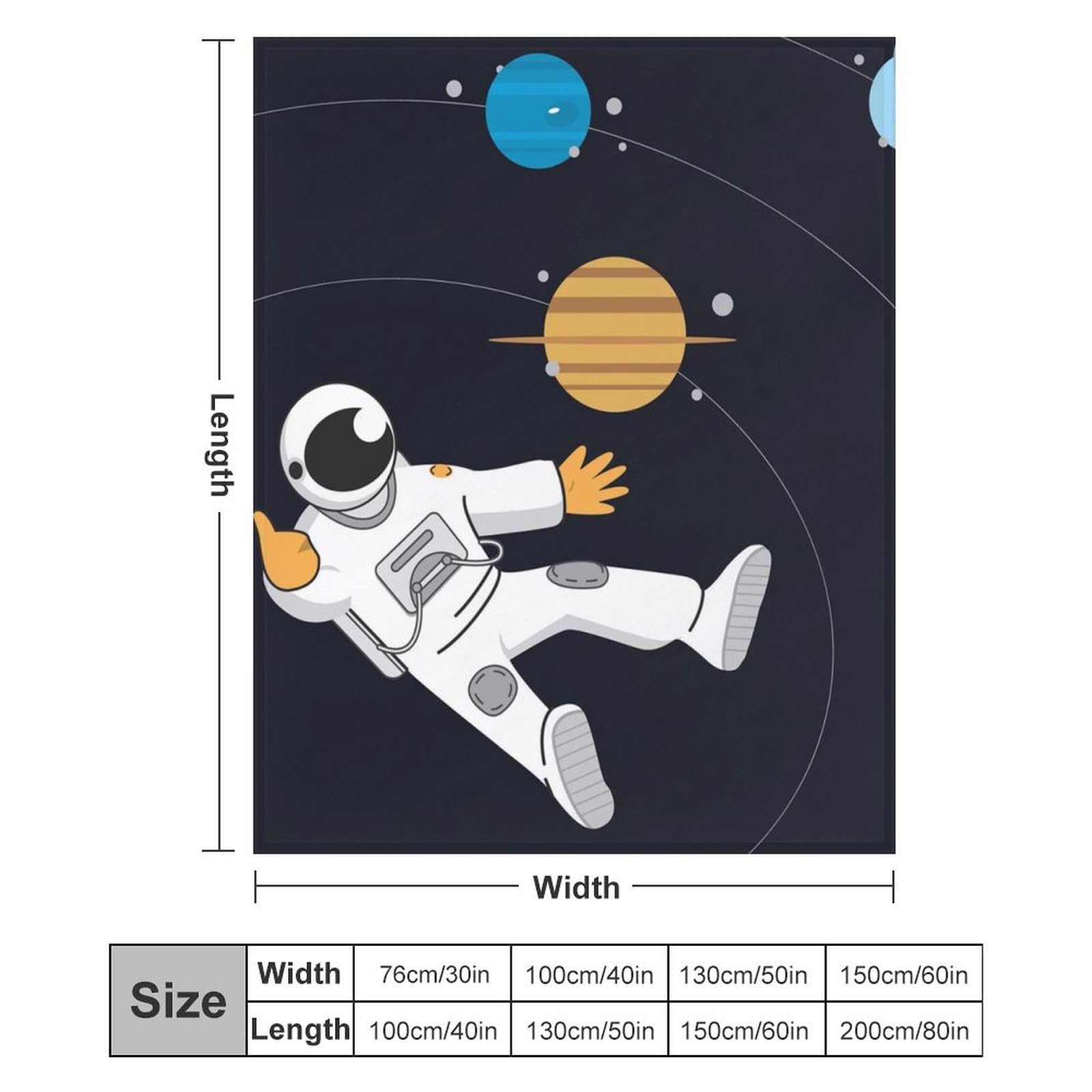 Amazon｜タオルケット 宇宙飛行士 ブランケット もうふ 毛布 夏用