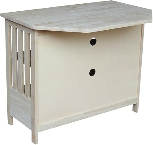 Miniatura 5 de International Concepts Mission Corner - Soporte de TV sin terminar