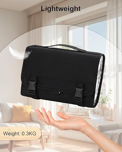 Miniatura 3 de Bolsa de viaje para secadora de pelo, compatible con Dyson Airwrap Styler, bolsa de almacenamiento portátil con aislamiento térmico, bolsa de