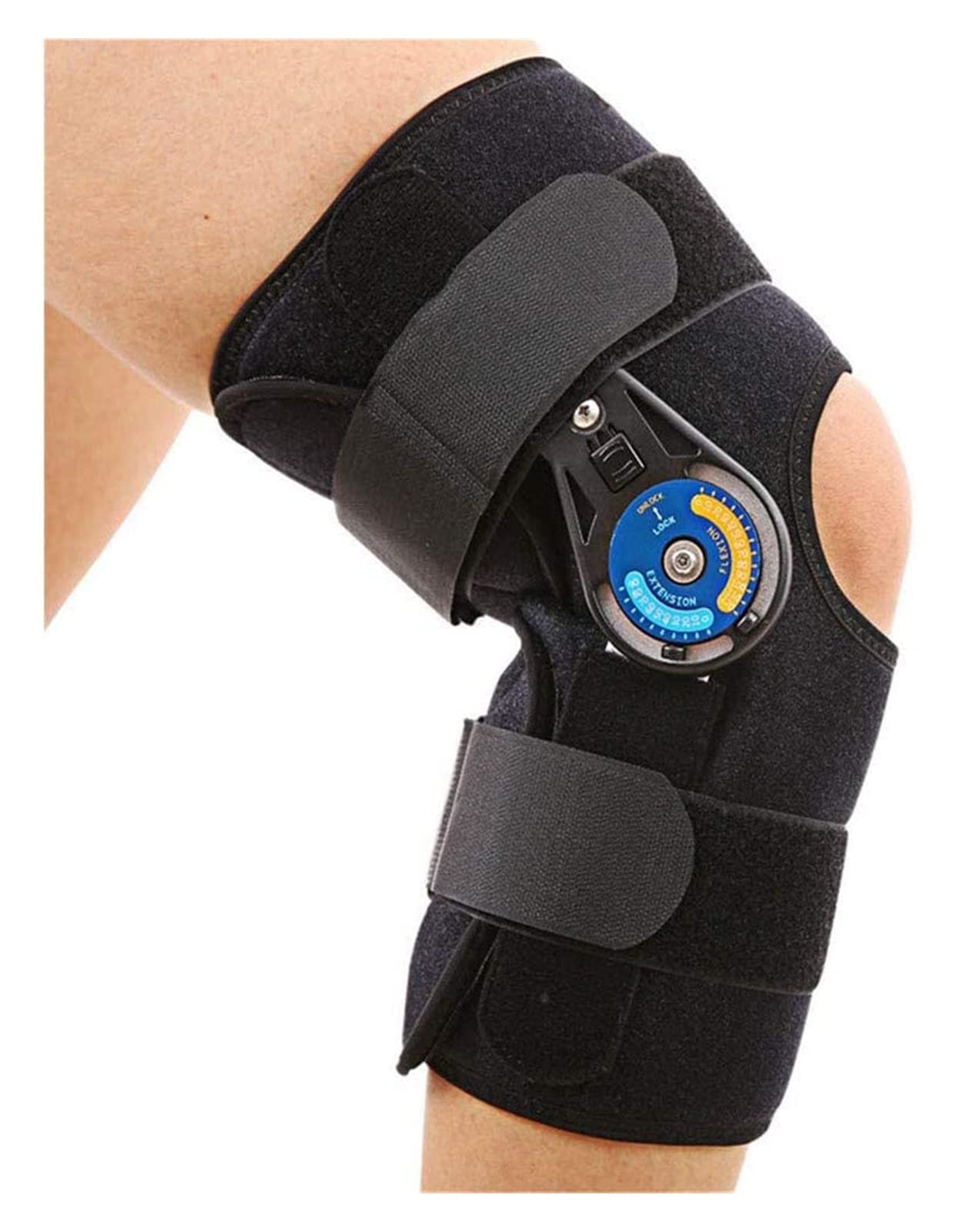 Regulowana Orteza Stawowa Z Regulowanym Zakresem Ruchu, Stabilizator Kolana Z Zawiasami, Wspornik Kolana, Stabilizator Nogi Stosowany W Przypadku Urazu Więzadła Związaneg