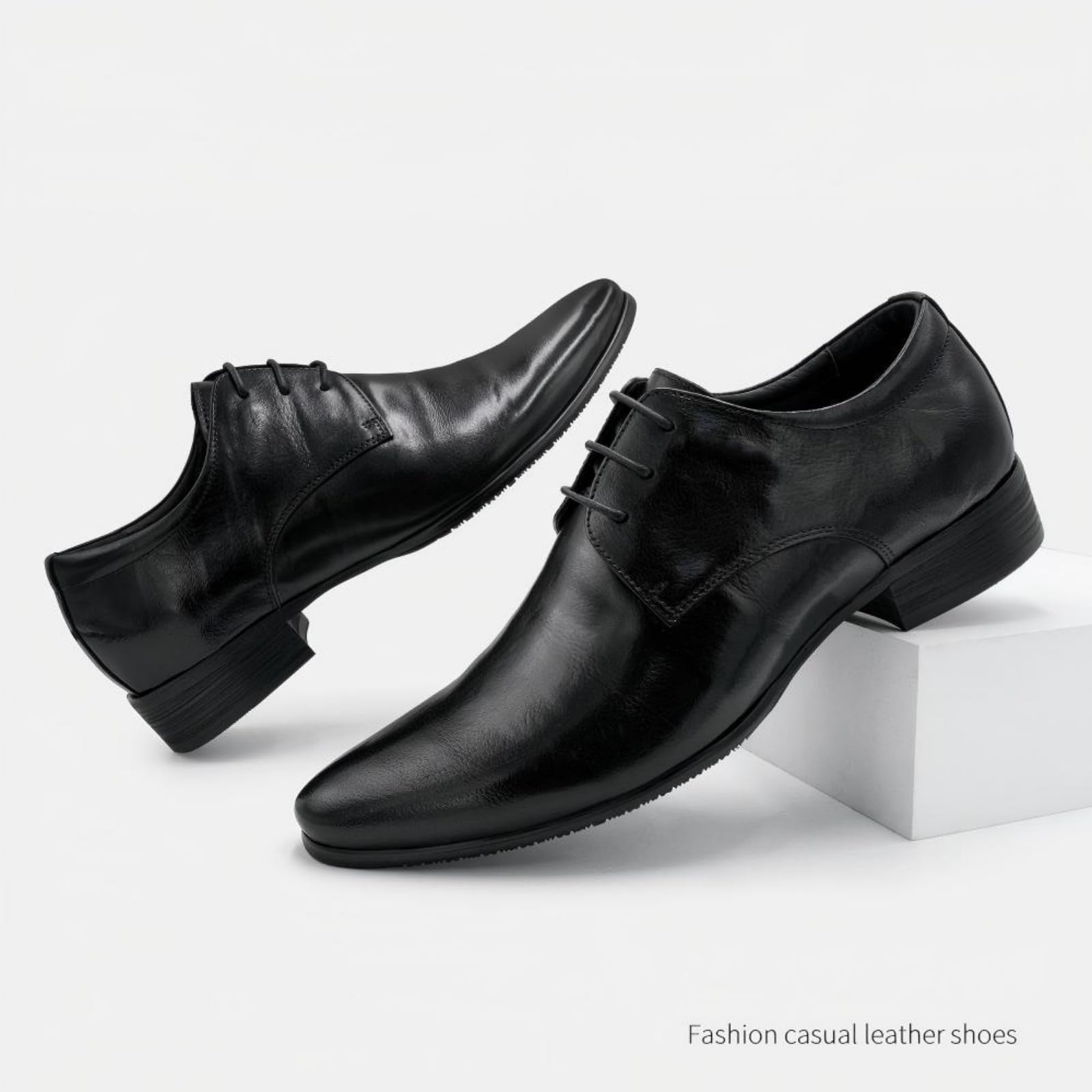 Scarpe Eleganti da Uomo Classiche Scarpe Oxford Stringate A Punta Scarpe Formali in Pelle per Lavoro E Matrimonio