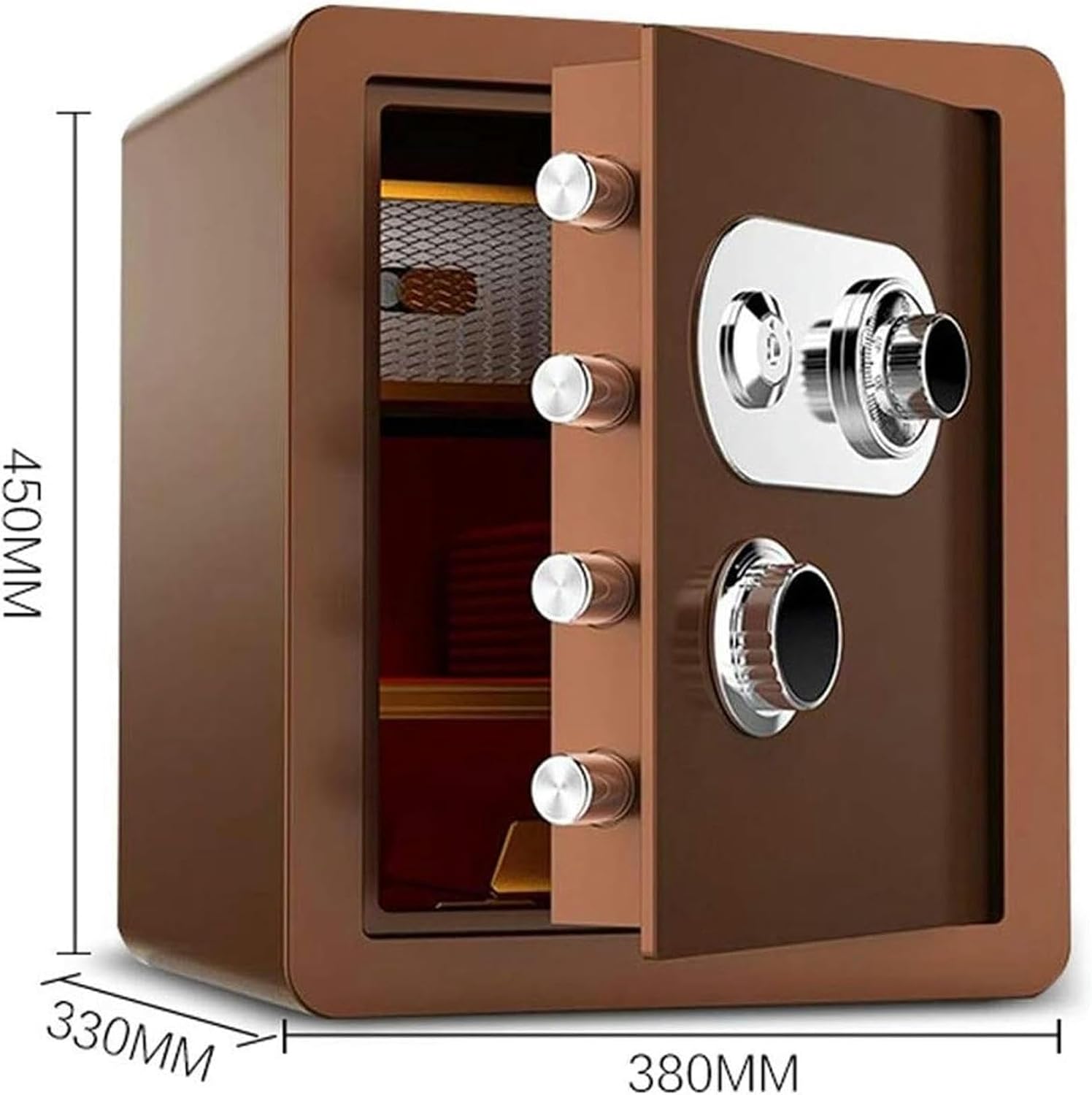 Safe and Lock Box - Safes and Lock Boxes, Money Box, Safety Boxes for Home, Digital Steel Alloy Drop Safe, Includes Keys,