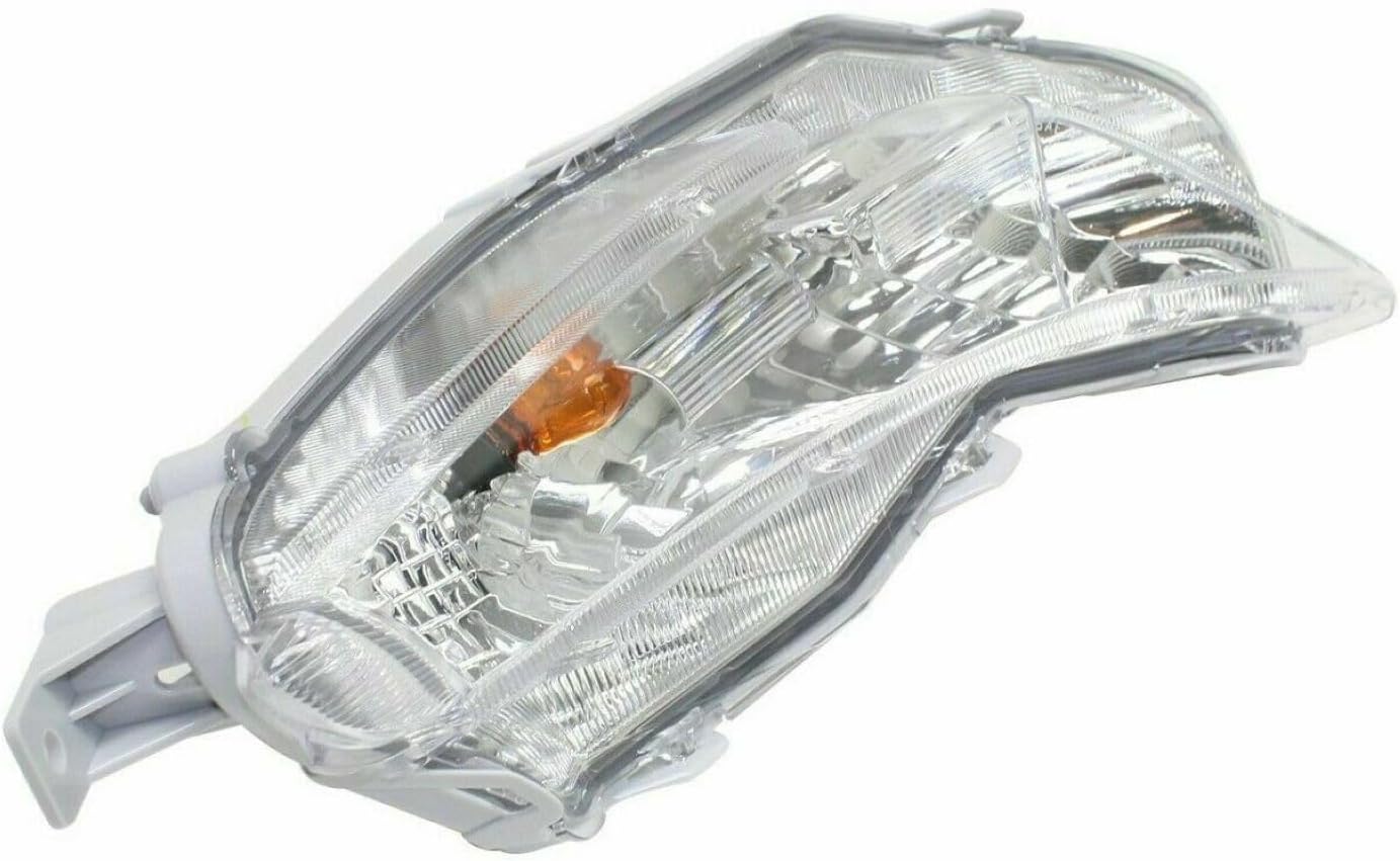 Front Bumper Driving Fog Light with Bulb Fits for 2015-2017 Toyota Camry LE SE A Pair of LH+RH Replacement Kit