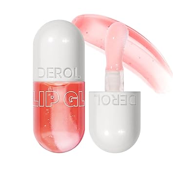Lip Plumper Lip Gloss Natural Lip Oil 2in1 Lip Care Serum for Beautiful Fuller-Looking Lips, Hydrating & Reduce Fine Lines