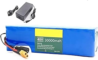 Bateria De Bicicleta Elétrica 48V 20Ah Bateria De Lítio, Bateria De Íon De Lítio 13S3P Para Bicicleta Elétrica De 1000W Motor BMS Embutido,48V 30AH~XT60,Concord12