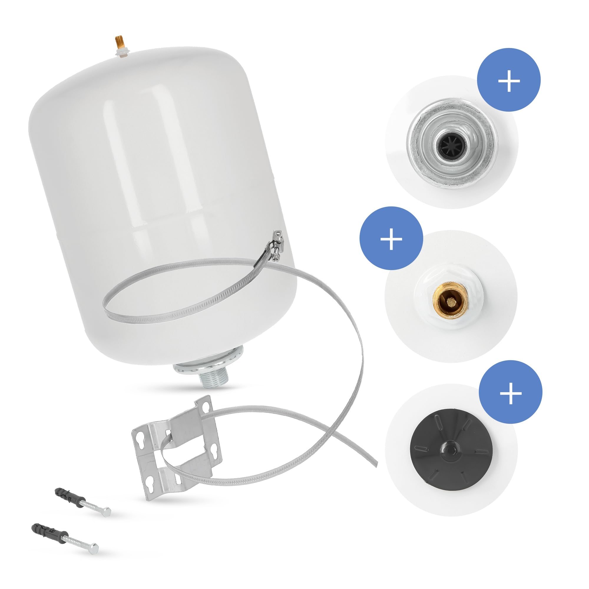 Vase d'Expansion Sanitaire (8L | Bande de montage)