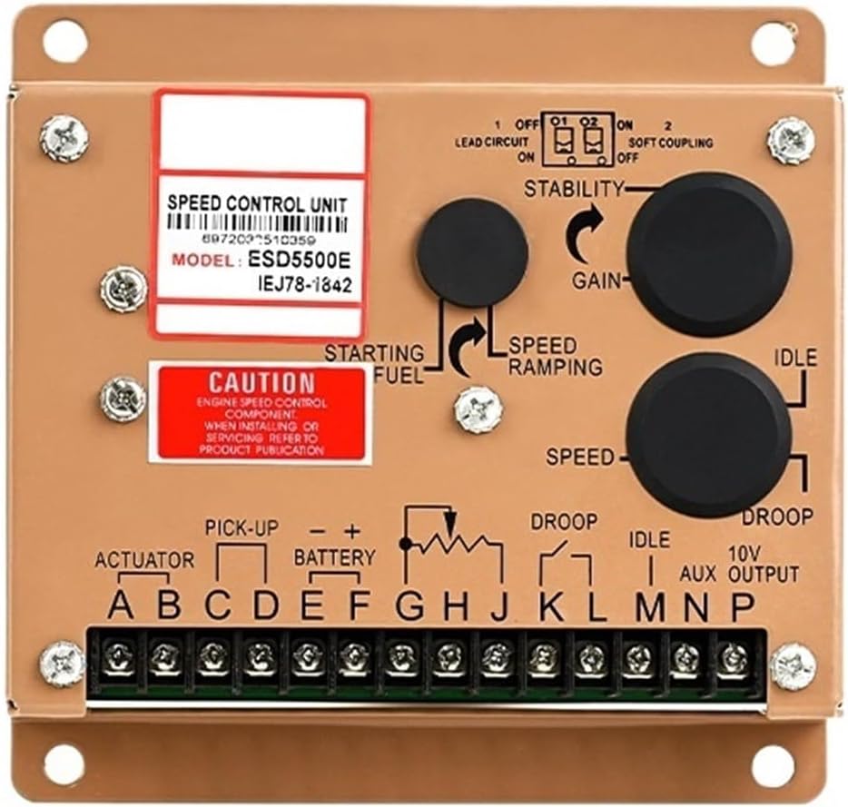 Generator Set Electronic Speed Governor ESD5500E DC Electronic Module Generator Speed Controller