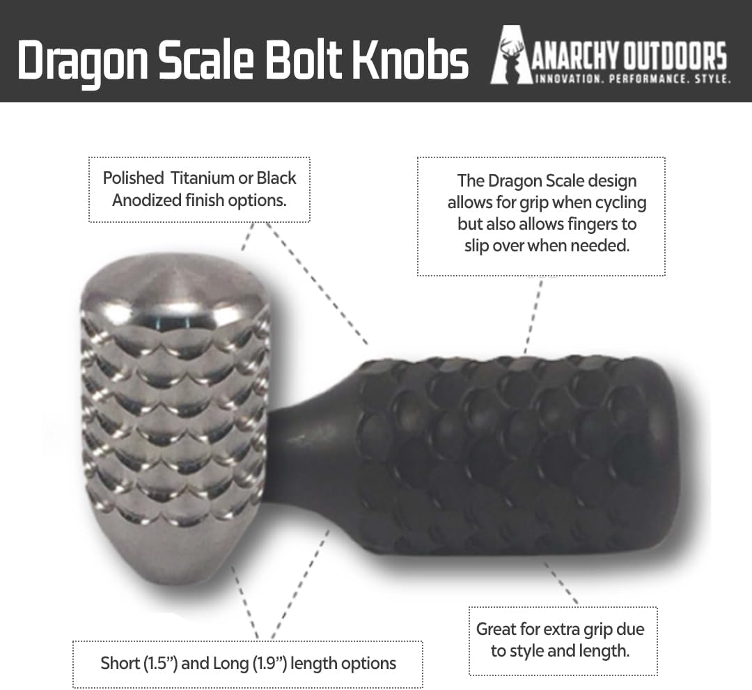 AnarchyOutdoors Dragon Scale Bolt Knobs