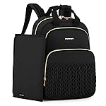 mommore Diaper Bag Backpack Large Baby Bag for Boys Girls Quilted Travel Diaper Backpack with Changing Pad, Stroller Straps